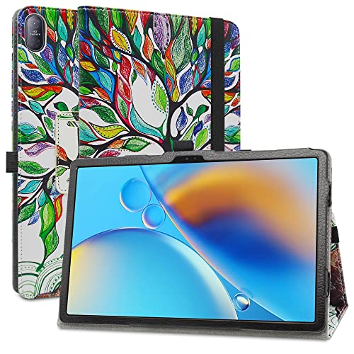 MAMA MOUTH Compatible con CHUWI HiPad MAX Funda,Soporte Cuero con Slim PU Funda Caso Case para...