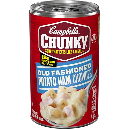 Image of Campbell's Chunky Soup, Old Fashioned Potato Ham Chowder, 18.8 Oz Can