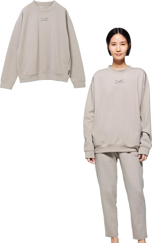 【新品未使用】SIXPADリカバリーウェア 上下セットLサイズ　ベージュ SIXPAD ○クーポン利用で7%OFF○ 上下セット リカバリーウェア