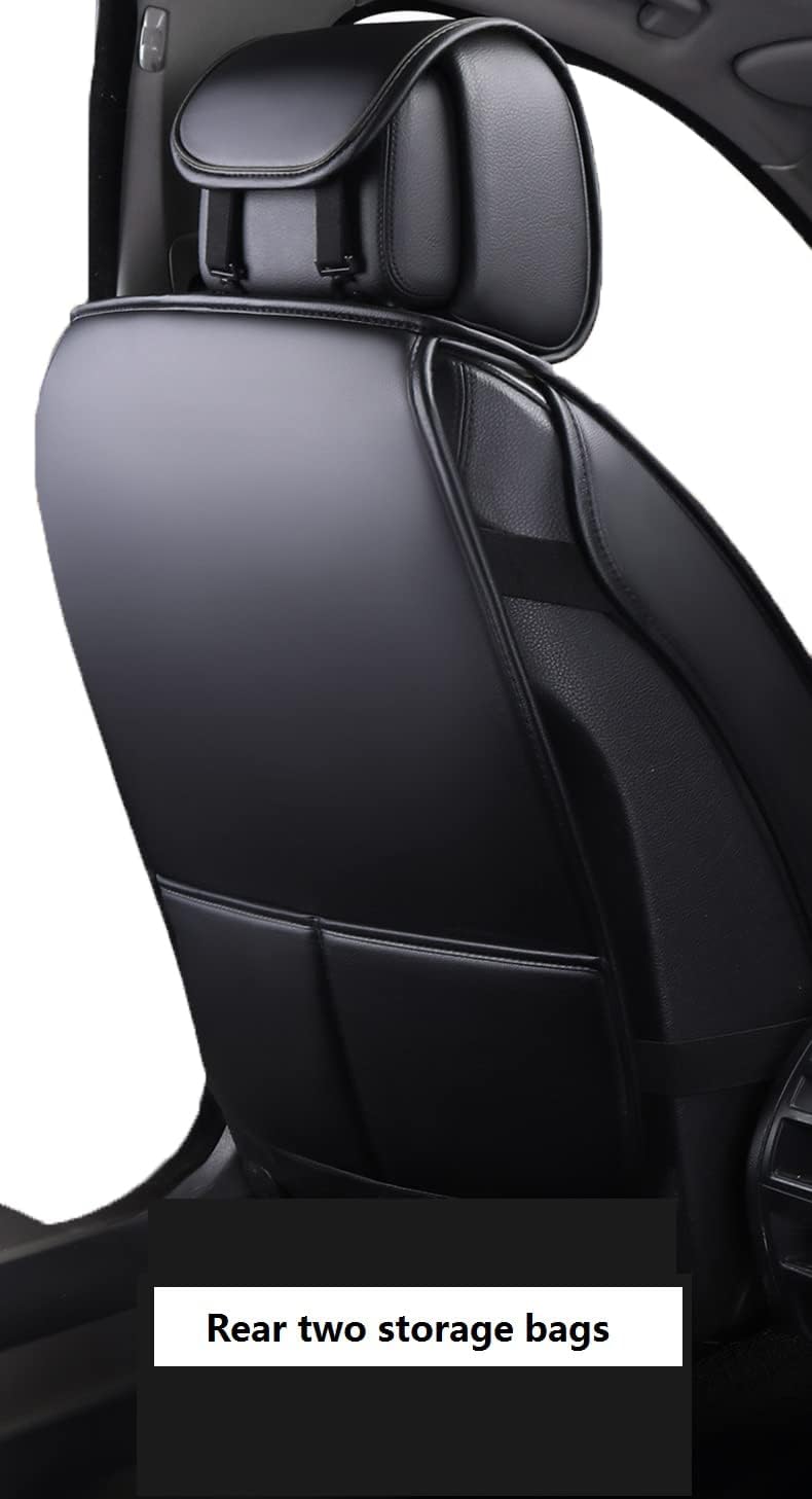 Black Friday - 70% OFF R047 PU Leather Car Seat Cover, The Full Surrounded Car Seat Protector with Headrest Lumbar Pillow Universal Fit (Black-Red) One-Day Sale: Up to 70% Off R047 PU Leather Car Seat Cover, The Full Surrounded Car Seat Protector with Headrest Lumbar Pillow Universal Fit (Black-Red)