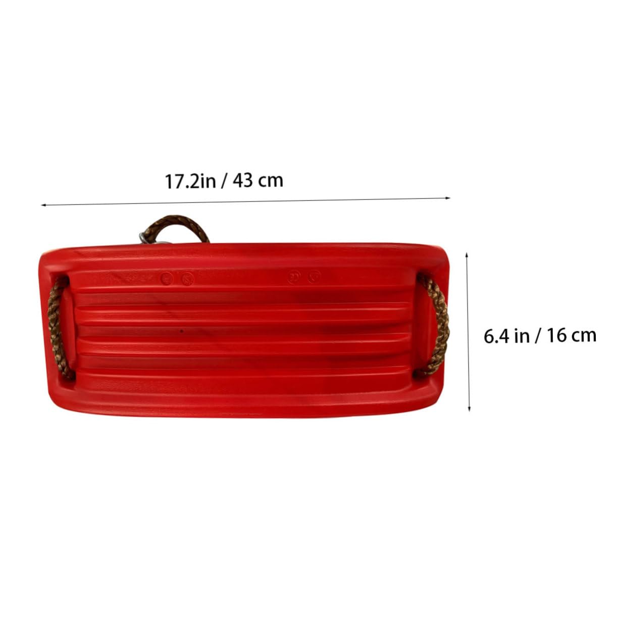 KICHOUSE Outdoor Swing Seat Playground Swing Made of Eva 200kg Weight-Bearing Capacity