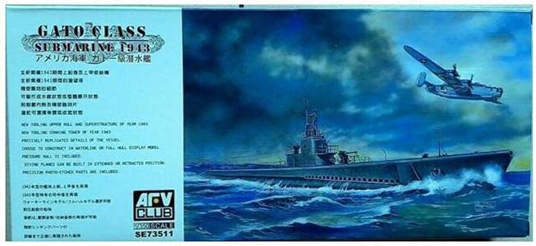AFV Club Models 1/350 Gato Class Submarine 1943