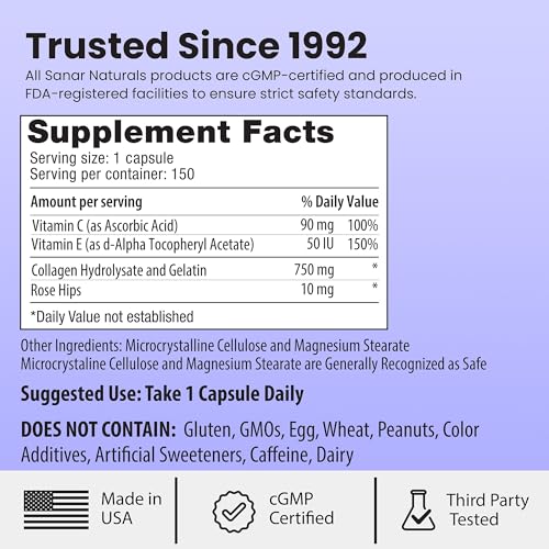 48% Off Sanar Naturals Collagen Pills for Hair, Skin & Joints - Image 6