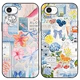 【Diseño de Motivo】La carcasa delgada, única y elegante para iPhone 16e/SE 4/SE 2025 ofrece hermosos patrones de frutas, flores, lazos y colores de verano, creando una belleza natural y única para tu teléfono. Esta funda protectora es un excelente regalo para madres, amigas y hermanas.