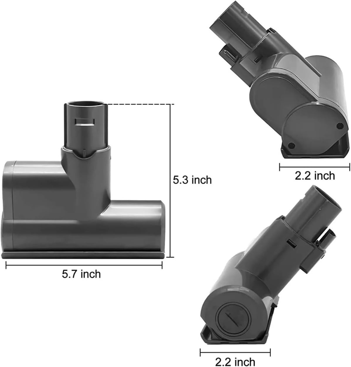 Mini Motorized Tool Brush Head ，Compatible for Dyson ，V6/DC58/DC59/DC62/DC74 Stick Vacuum Cleaner Removal Head Replacement Parts