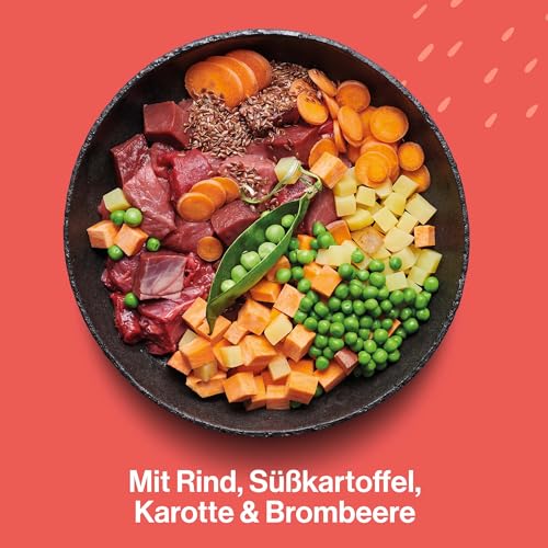 Pets Deli Classic Hunde Trockenfutter Rind & Süßkartoffel, leicht verdaulich, getreidefrei, ohne Zucker, 2 kg, Premium Qualität
