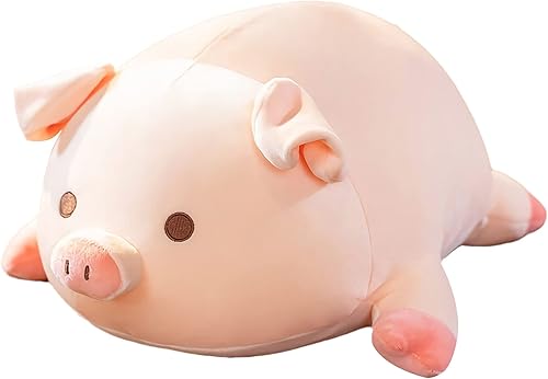Miniatura 1 de CHDGIOHA Lindas almohadas de peluche de cerdo kawaii para abrazar, suaves juguetes de peluche de cerdo, regalos de cumpleaños para niñas y novias