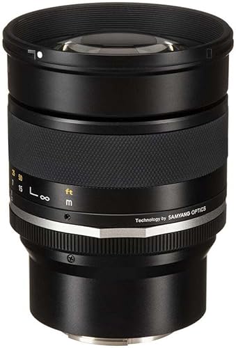 Miniatura 3 de Rokinon Lente de teleobjetivo sellada para Sony E, 3.346 in F1.4 Serie II de 3.346 in, número de modelo SE85-E