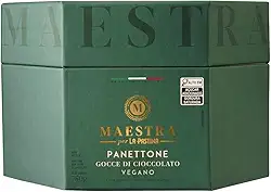 Panettone Gotas Chocolate Vegano 750g Maestra Per La Pastina