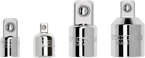 Miniatura 4 de TEKTON Juego de adaptador/reductor de unidad de 1/4, 3/8, 1/2 pulgada (4 piezas) | SHA99017
