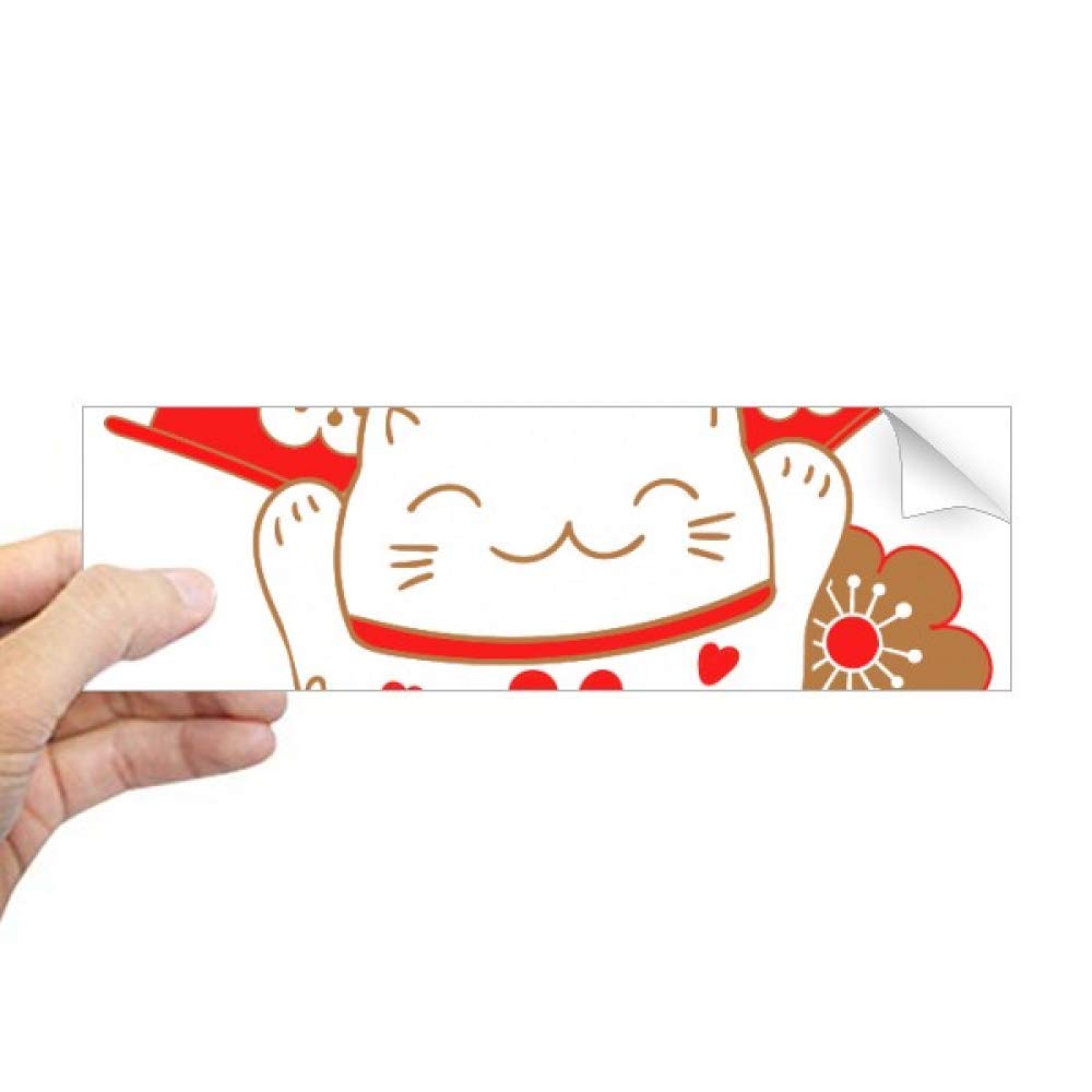 Adhesivo de cerezo y gato de la suerte para cubrir imperfecciones en superficies 4