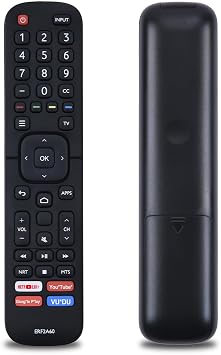 New ERF2A60 Replaced IR Remote Control Compatible for Hisense Smart 4K TV 50H8F 55H8F 55H9F 65H8F 65H9F 43H6570F 50H6570F 55H6570F 65H6570 55H9020F 55H9030F 55H9040F 55H9050F 55H9070F [No Voice ]