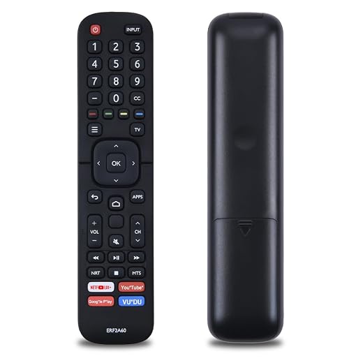 New ERF2A60 Replaced IR Remote Control Compatible for Hisense Smart 4K TV 50H8F 55H8F 55H9F 65H8F 65H9F 43H6570F 50H6570F 55H6570F 65H6570 55H9020F 55H9030F 55H9040F 55H9050F 55H9070F [No Voice ]