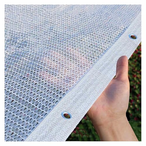 Blanc Filet D'ombrage, Filet Protection Solaire 50% UV Tissu D'Ombrage, 1.0x2.0 m 2.0x2.0 m 2.0x3.0 m 2.0x4.0 m 2.0x5.0 m Couvert Végétal Toile Pergola pour...