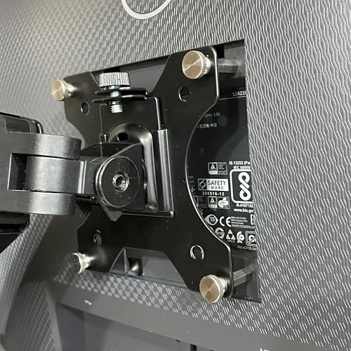 BLOOM SPIRITS vesa ネジ マウント スタンド モニター 裏 凹凸用 スペーサー 湾曲モニター 高さ20mm M4 M4×10mm つまみネジ 4本セット ステンレス製