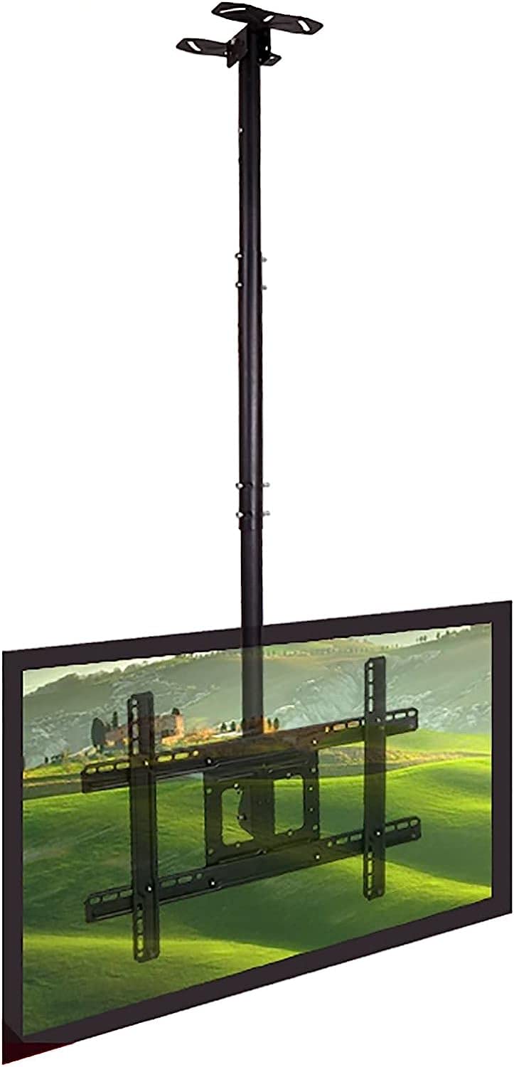 OLSKFUH Universal Tv Stand Multifunction Adjustable Ceiling Tv Mount Tilt Swivel Telescopic Bracket Fits 32-57Inch Tvs Can Mount On Ceilings/Wall Tv Mount Tv Stand,