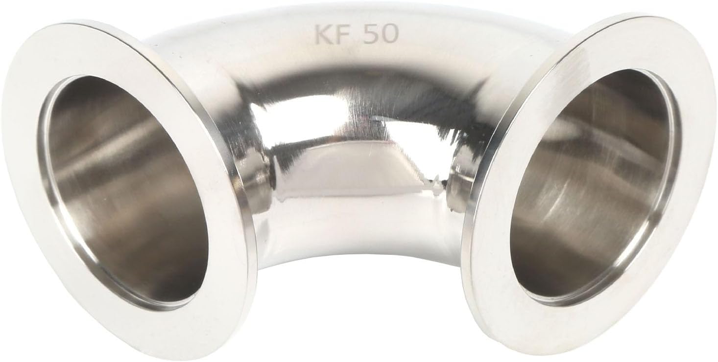 QiiMii KF-50 Elbow 90 Degrees Vacuum Fittings Stainless Steel 304