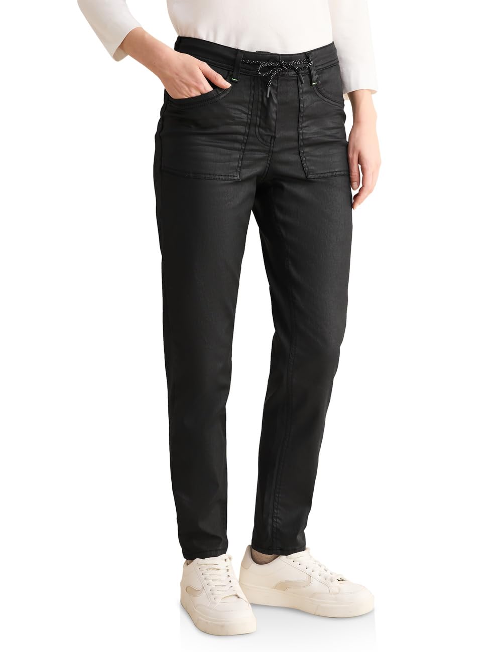Cecil Damen Beschichtete Jeans B378534