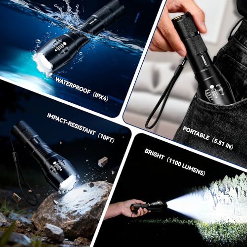 LED Flashlight, 2 Pack - image 5