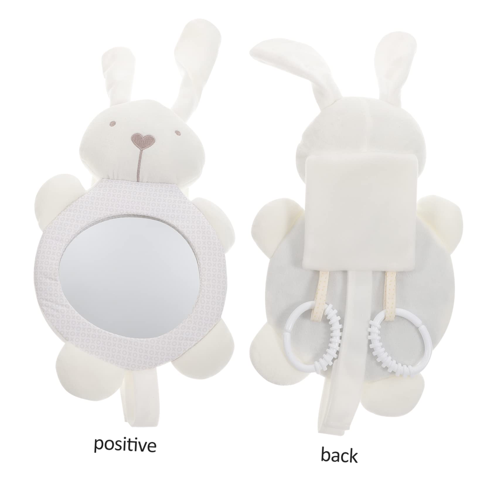 VICASKY 3pièces Miroir De Voiture Pour Forme De Lapin Miroir Observation Arrière Pour Sièges Orientés Vers Arrière Sécurité Et Confort Pour Voiture