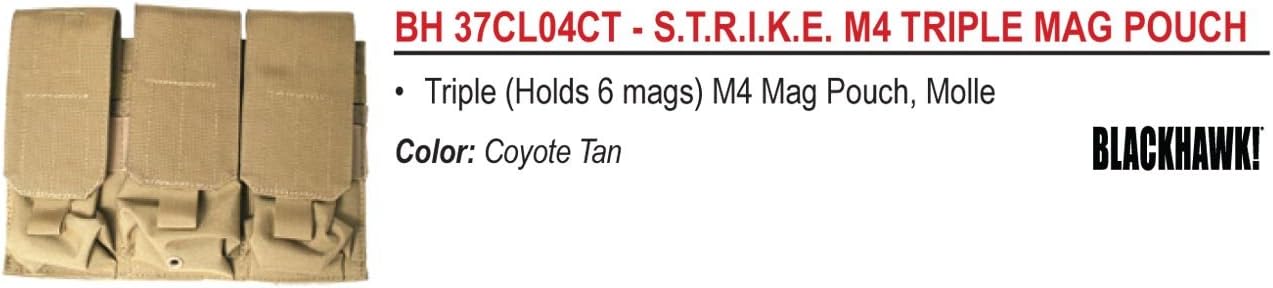 BLACKHAWK S.T.R.I.K.E. M4/M16 Triple Mag Pouch