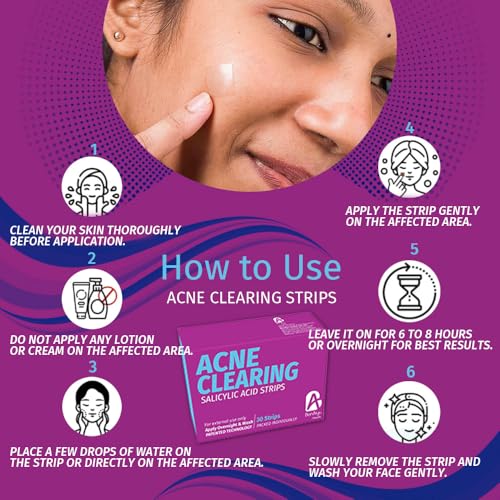 Image of BonAiyu Acne Pimple Patch | 24 Hydrocolloid + Salicylic Acid Waterproof Patches | For Active Surface Acne | Absorbs Pimple Overnight | Reduces Excess Oil | All Skin Types | Safe Formulations