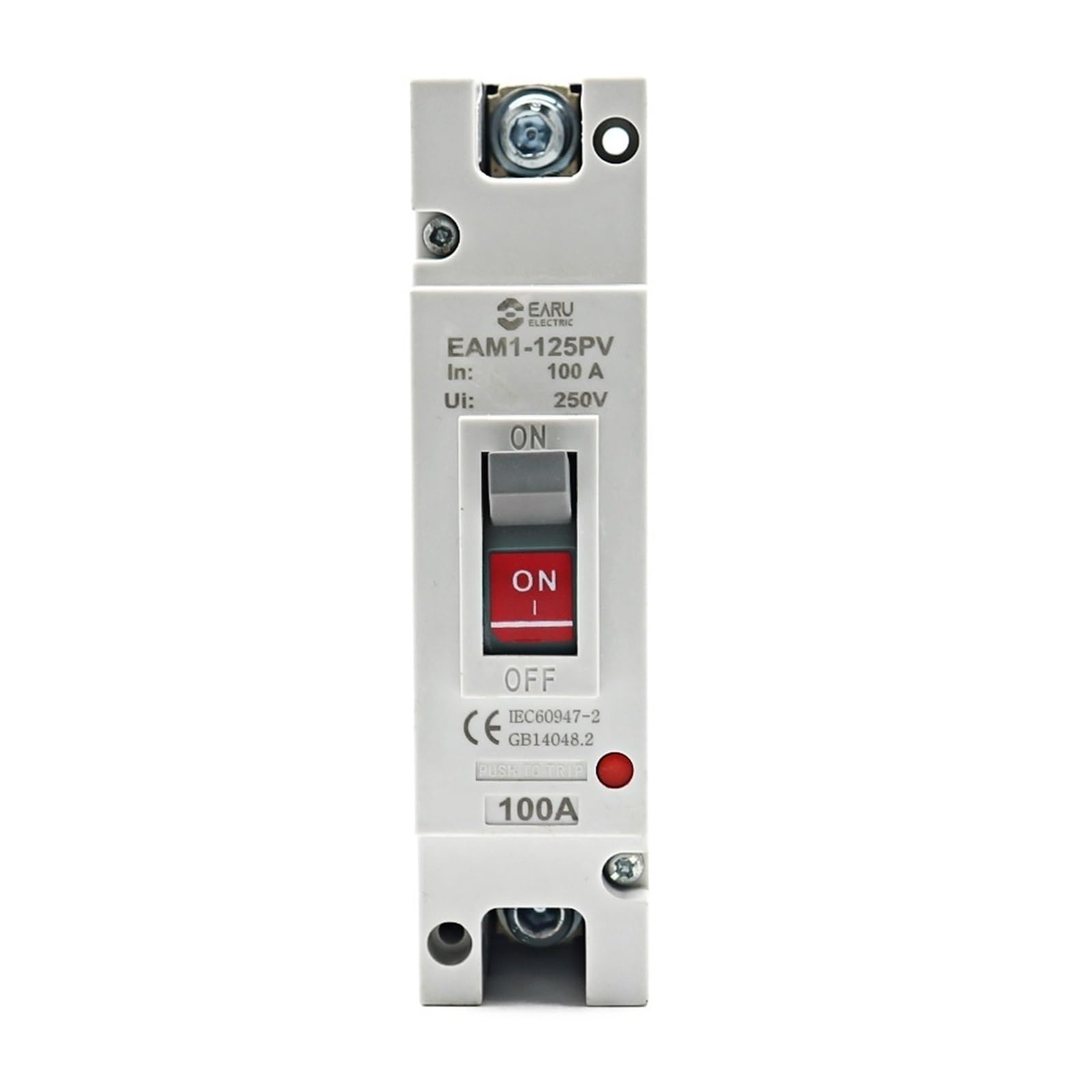 Disjoncteur solaire boîtier moulé 1P DC 250V 40A pour panneau photovoltaïque