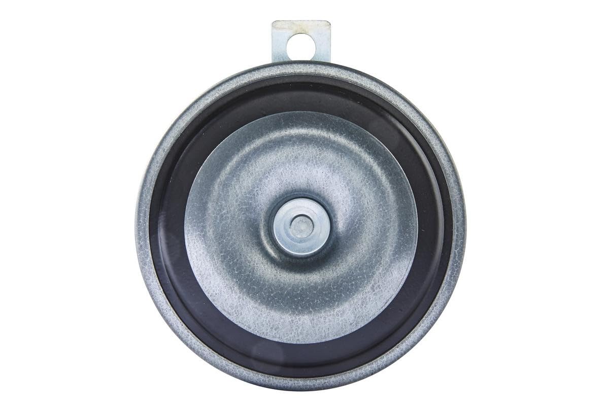 HELLA 3BA 002 768-001 Clacson, B36, 80V, 116dB(A), Gamma frequenze 335Hz, Tono basso, Avvisatore acustico, colore alloggiamento/sede grigio, Attacco piatto ad innesto