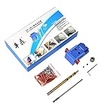 SHUOGOU Mini Juego de Agujeros + 9.5mm Paso de Perforación Bit Jeringa de Madera Juego de Herramientas de Trabajo de Madera