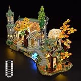 LightGo LED Lighting Kit Designed for The Lord of The Rings Rivendell Compatible with Lego 10316 Building Set - Not Include Model (Remote Version)
