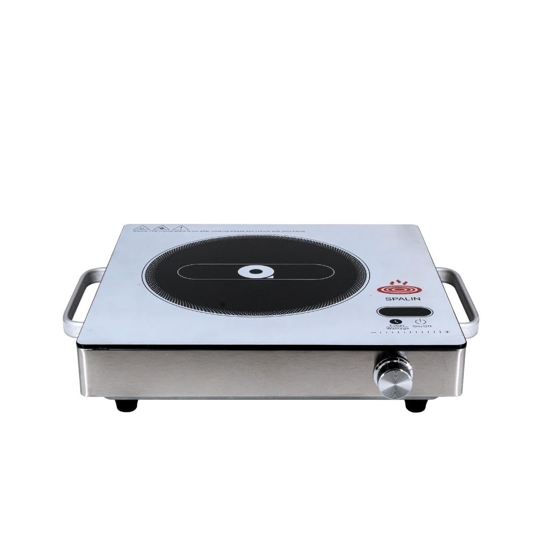 Spalin 2000W Infrared Cooktop with Digital Display, Wattage Control (ChefInfra Rico, White) (B0D9MKGSNG) Amazon Price History, Amazon Price Tracker