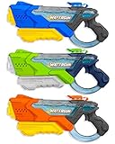 Pistola de Agua Doviden para niños – Alcance de 10 m, Pistolas de Agua de 600 ml con Bomba, súper Pistola de Agua para Adultos, Juguete de Agua para Piscina al Aire Libre, Playa y jardín para niños