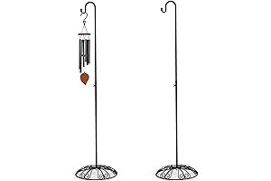 Sturdy Adjustable Hanging Plant Stand Indoor with Heavy Weighted Base