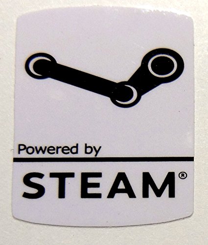 Linux 10 Pieces of Powered by STEAM Sticker 19 x 24mm / 3/4" x 1" [950x10]