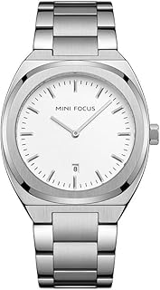 Mini Focus Watch For Men Stainless Steel Silver