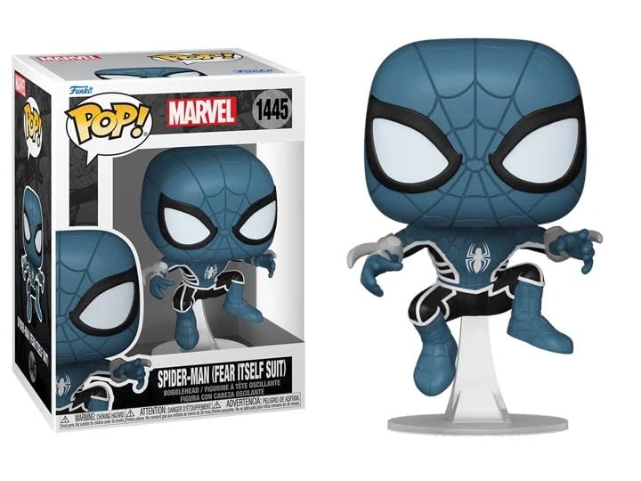 Funko Spider-Man Asgardian Armor Fear Itself Suit + Pop Protector: Glow-in-The-Dark Pop! Comics Figura de vinilo (juego de regalo incluido con caja protectora de la marca ToyBop)
