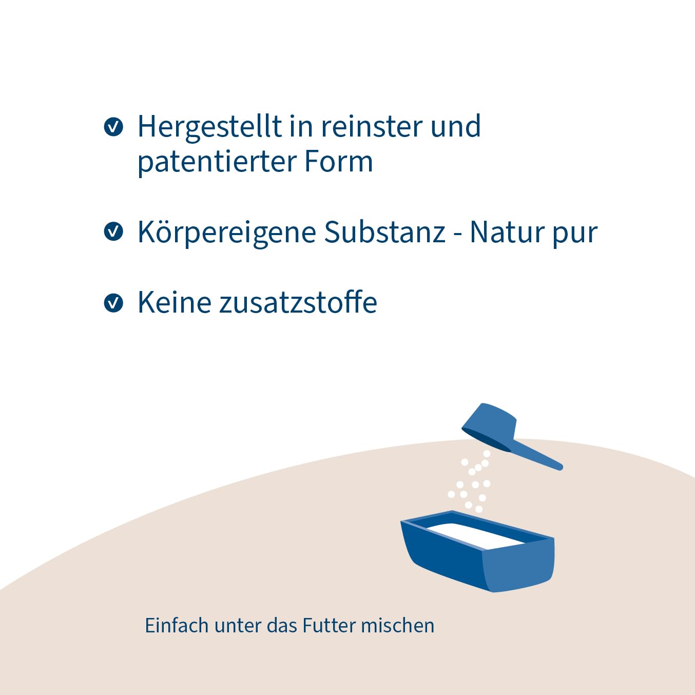 Pferd & Pony PEA (Palmitoylethanolamid) - Pulver - 100% Rein - Hochdosiert - Frei von Zusatzstoffen