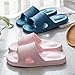 FINLEOO Pillow Slides for Women Shower Slippers Bathroom Sandals | Quick Drying | Comfy Shower Shoes Women Mens Shower Shoes Slide Sandals for Indoor & Outdoor