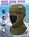 Balaclava Ski Face Mask for Men Women-Breathable Winter Cold Weather Gear Thermal Shiesty for Skiing Motorcycle Outdoor Work Black