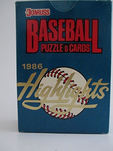 Donruss 1986 Highlights Baseball Collectible Card Set w/Mantle, Clemens+ (57 Pieces)