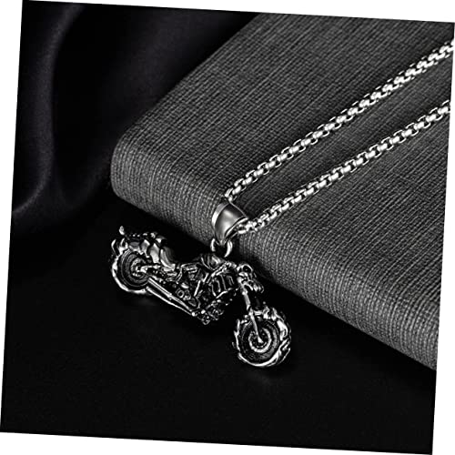 GALPADA 1Pc Colar De Motocicleta Colar Masculino Colar De Aço Inoxidável Colar Punk Colar Masculino