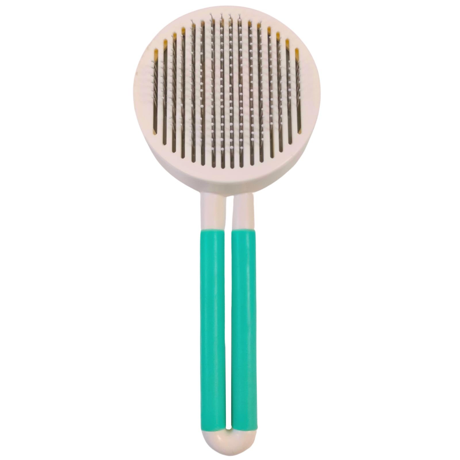Cature Dog & Cat Self Cleaning Slicker Brush for Dogs and Cats Round Head Slicker Easy to Remove Loose Undercoat, Pet Grooming Massaging Tool Suitable Long or Short Hair (Blue) (B0CQQWRN1Z) Amazon Price History, Amazon Price Tracker