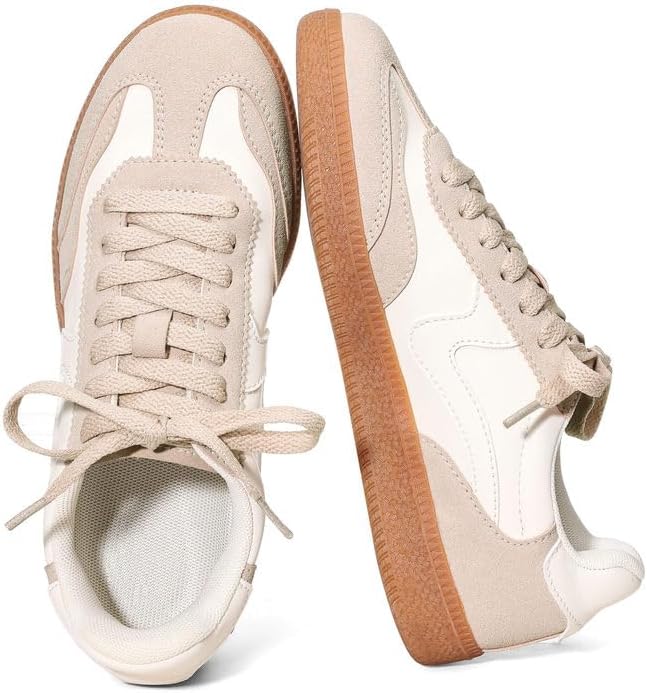 AOSPHIRAYLIAN Tennis Shoes Womens Fashion Sneakers for Women Comfortable Casual Womens Tennis Shoes Slip-On & Lace-Up Trendy Women's Footwear