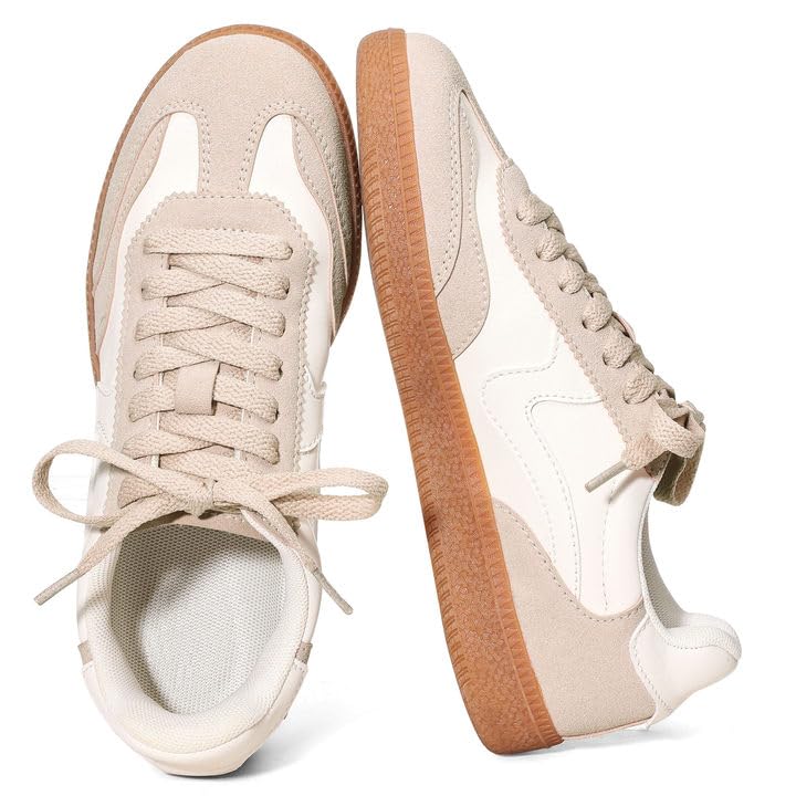 AOSPHIRAYLIAN Tennis Shoes Womens Fashion Sneakers for Women Comfortable Casual Womens Tennis Shoes Slip-On & Lace-Up Trendy Women's Footwear