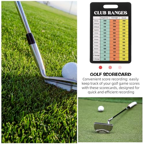 Tarjetas para puntuar golf KOMBIUDA 10 piezas miniatura 3