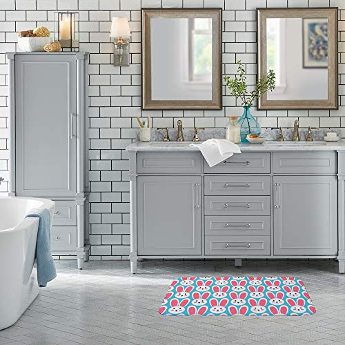 Tapis de bain super absorbant et lavable en machine velours corail - 4