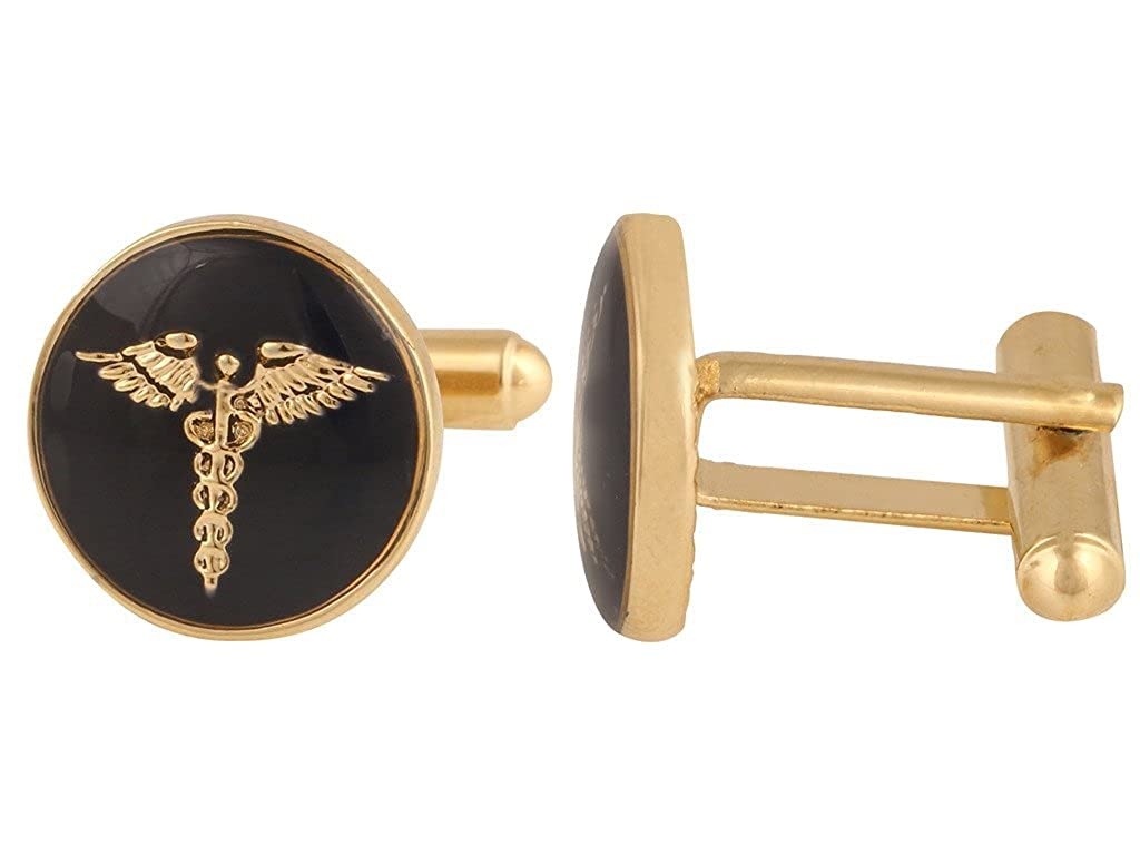 SLOWFAST - cufflinks set for men silver,cufflinks gold button & horse,paying cards, guitar, crown, anchor, doctor & new cufflink design & With Gift Box (cufflinks doctor Gold) (B0CT8XF9JJ) Amazon Price History, Amazon Price Tracker