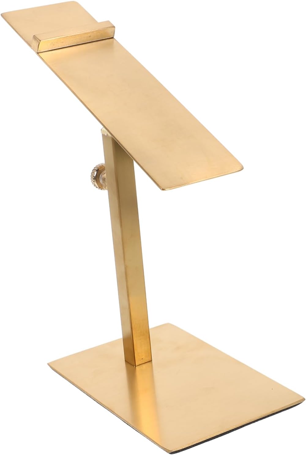 Stainless Steel High Heel Display Holder for Retail Shops Adjustable Shoe Stand Non- Base for Showcasing Footwear Entryways and Closets Space-Saving Design