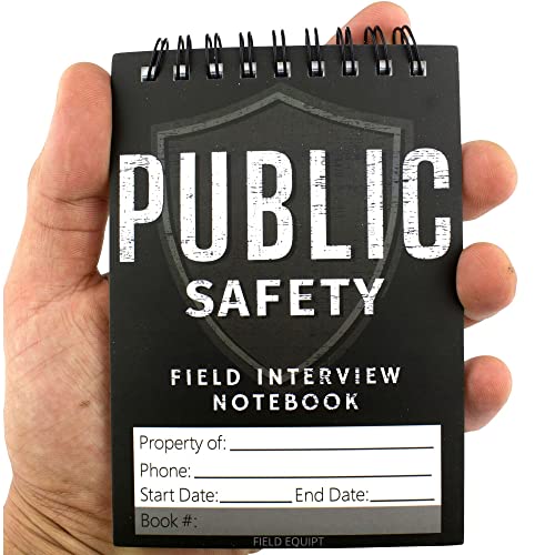 Bloc-notes pour rapport d'incident police et shérif | Lot de 6 carnets d'agent EDC