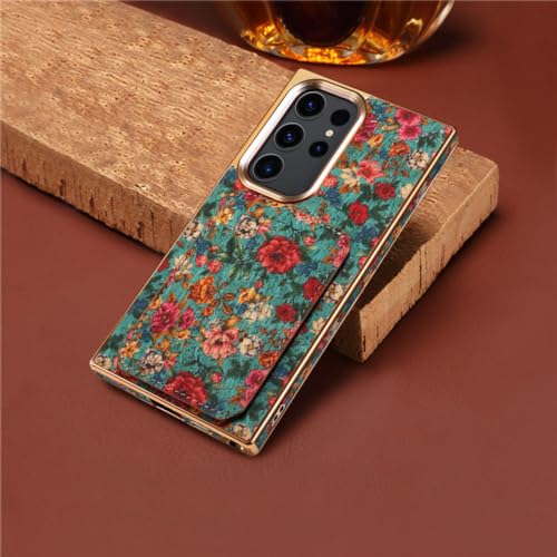 Coque Samsung S24 Plus fleur bleue pour visionner vos vidéos partout